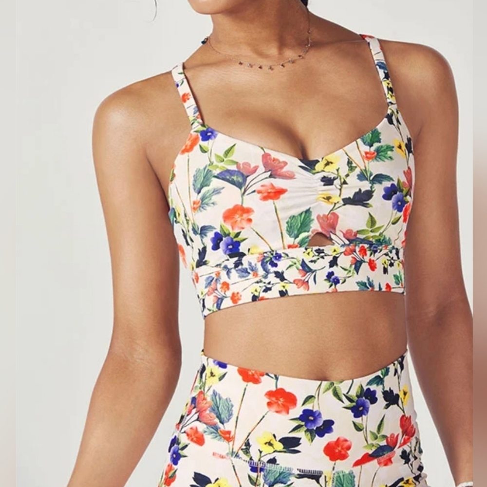 Fabletics Kenzie Floral Sports Bra
